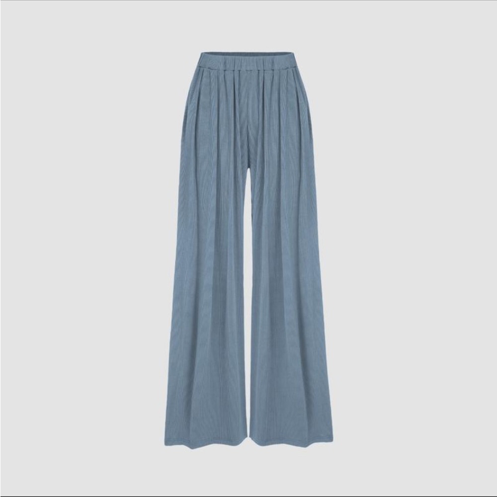 XL blue Cider wide leg pant
